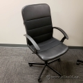 Leather Office Task Chair w/ Fixed Arms